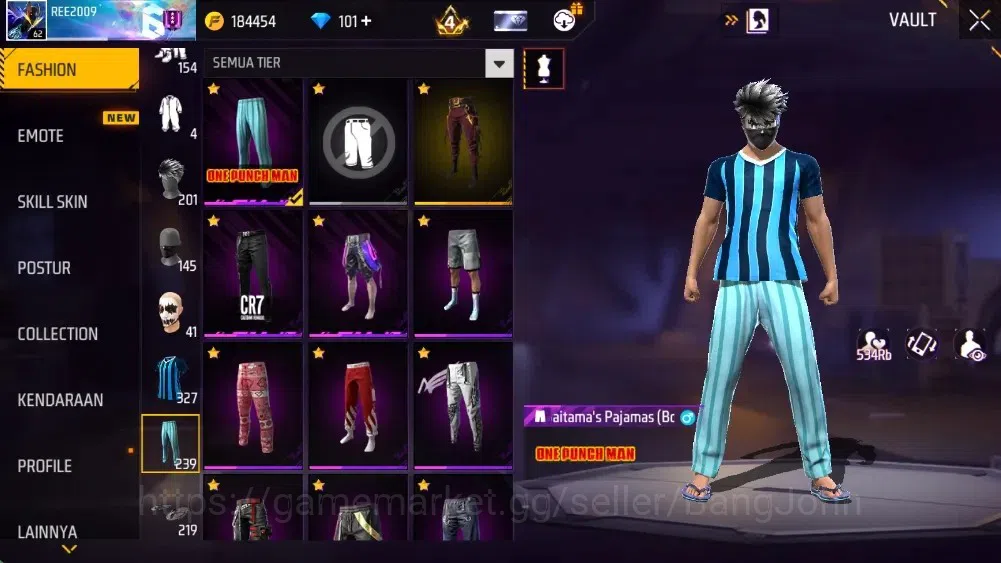Free Fire Accounts Indonesia|M1887-Hand Of Hope & Mamba Gnaw|M4A1-Ven image 12