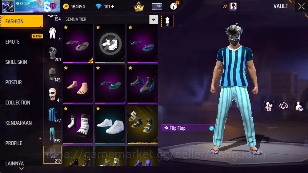 Free Fire Accounts Indonesia|M1887-Hand Of Hope & Mamba Gnaw|M4A1-Ven image 13