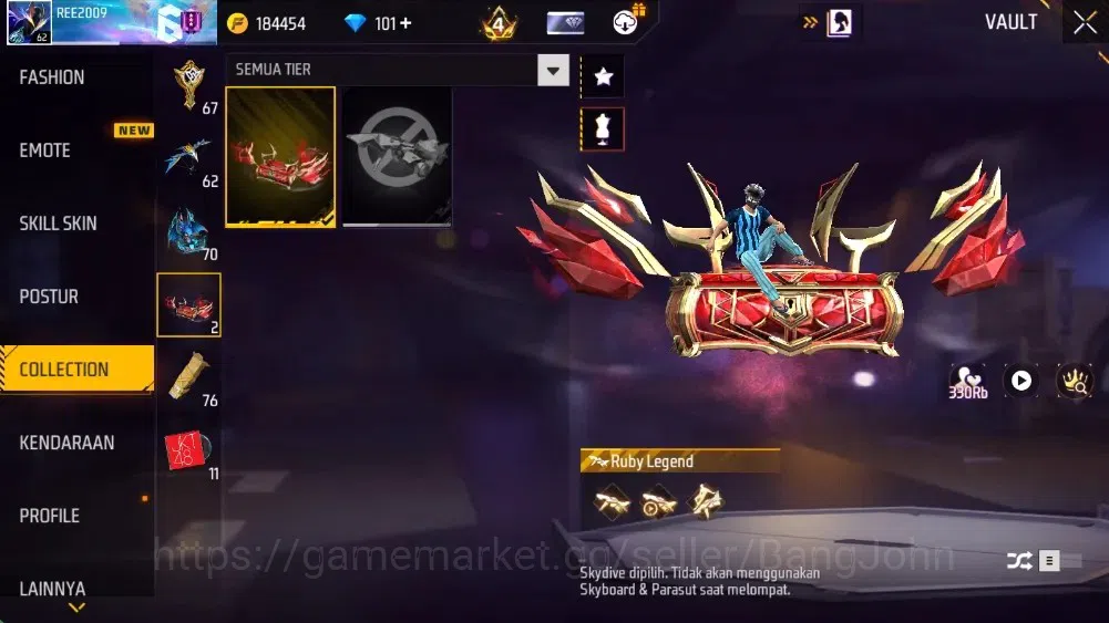 Free Fire Accounts Indonesia|M1887-Hand Of Hope & Mamba Gnaw|M4A1-Ven image 18