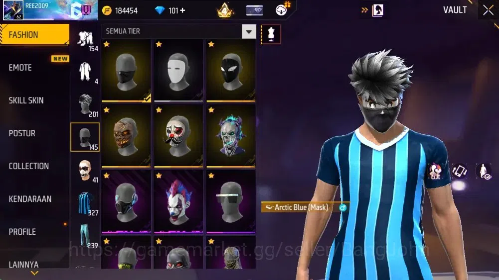 Free Fire Accounts Indonesia|M1887-Hand Of Hope & Mamba Gnaw|M4A1-Ven image 9