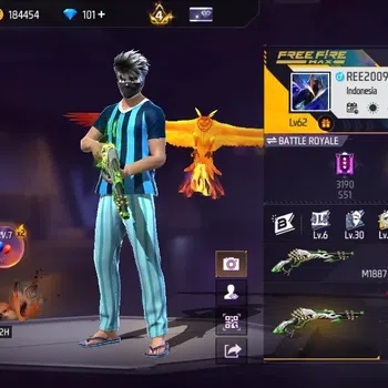 Free Fire Accounts Indonesia|M1887-Hand Of Hope & Mamba Gnaw|M4A1-Ven image 1