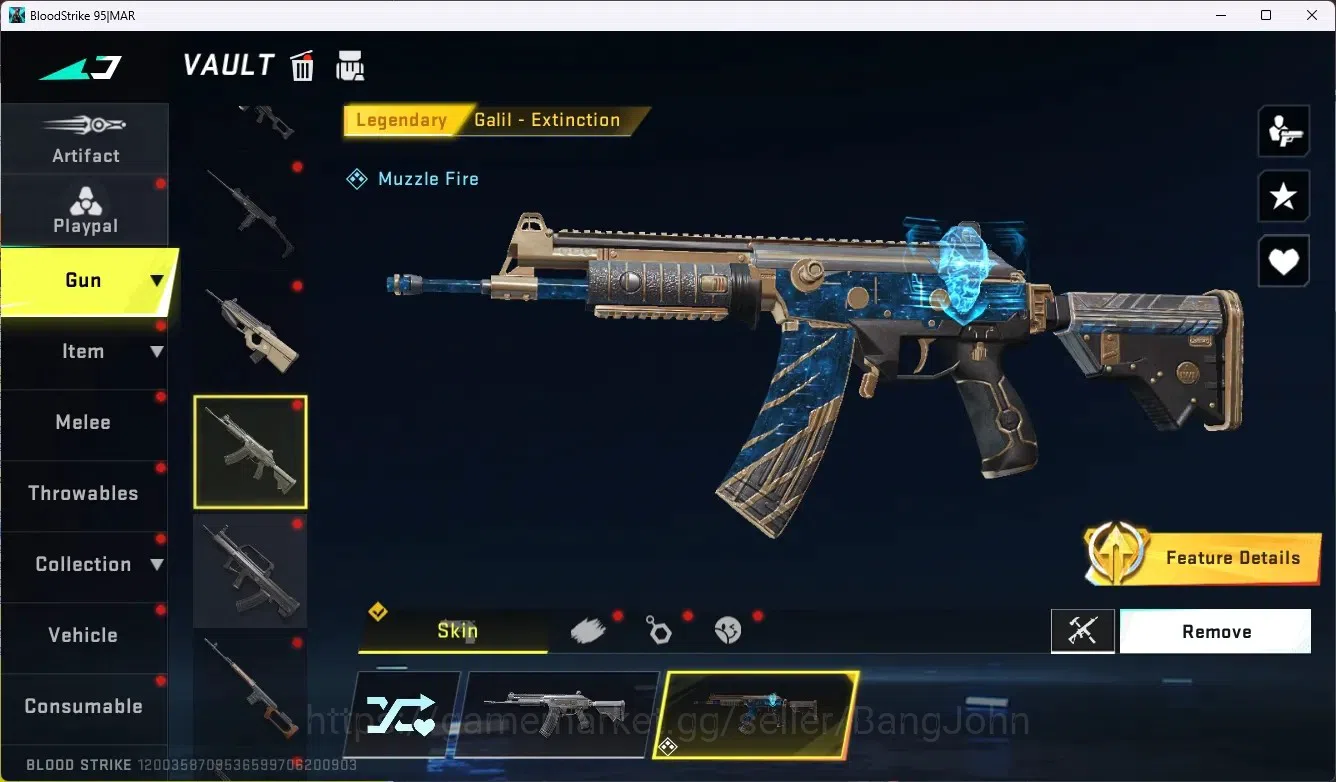 Blood Strike Accounts ASIA |1 Eternal: Desert Eagle-Scorpius |3 Collab G image 15