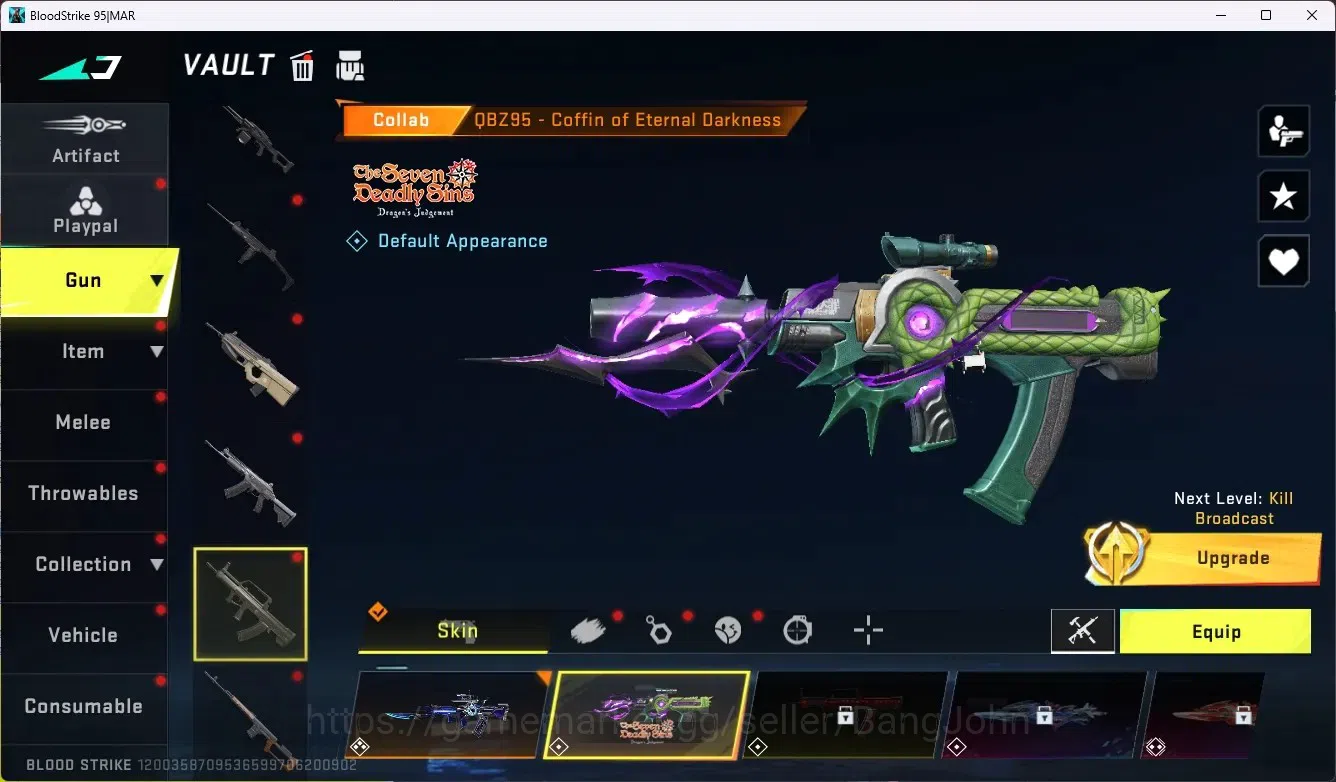 Blood Strike Accounts ASIA |1 Eternal: Desert Eagle-Scorpius |3 Collab G image 7