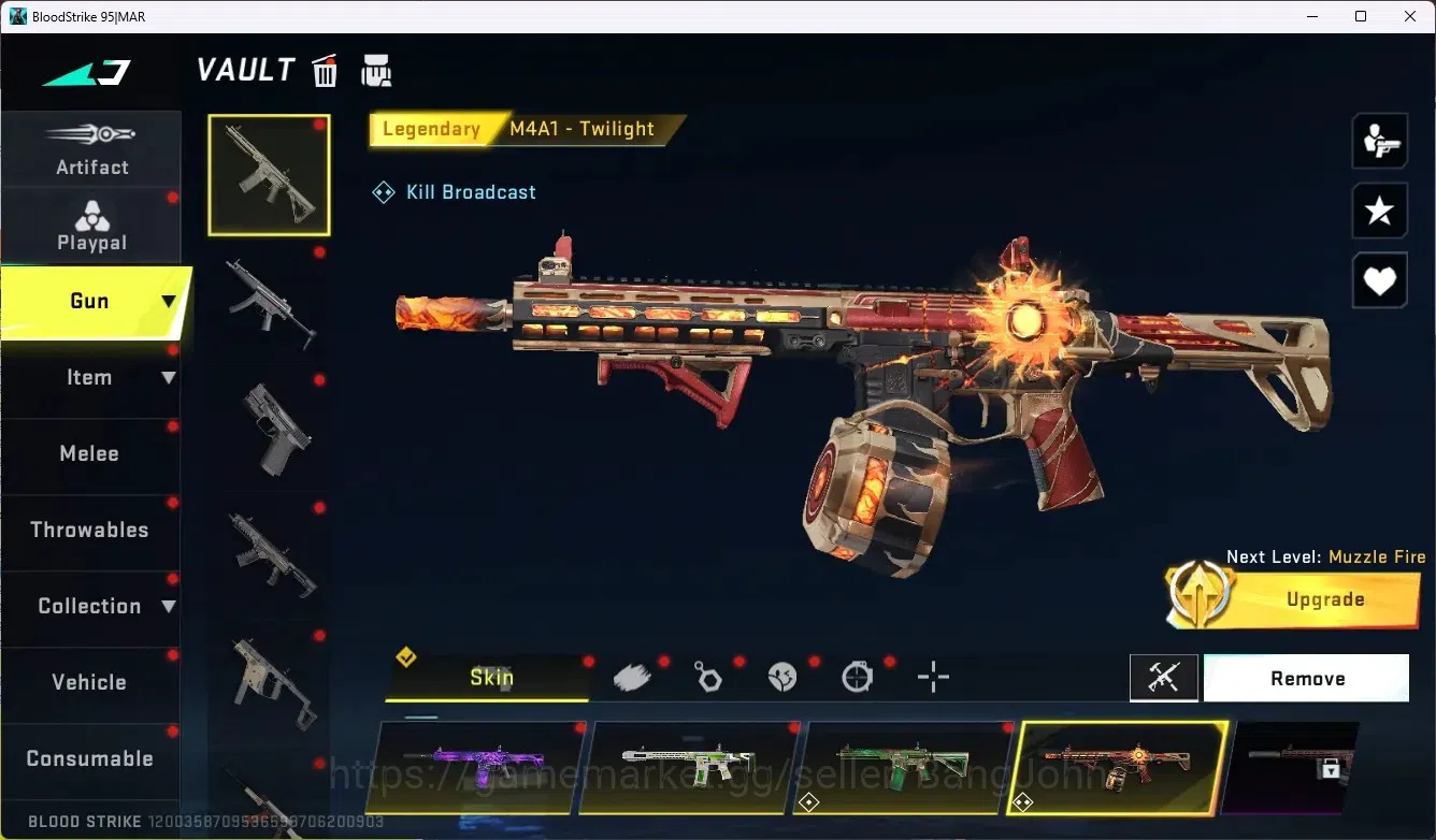 Blood Strike Accounts ASIA |1 Eternal: Desert Eagle-Scorpius |3 Collab G image 8