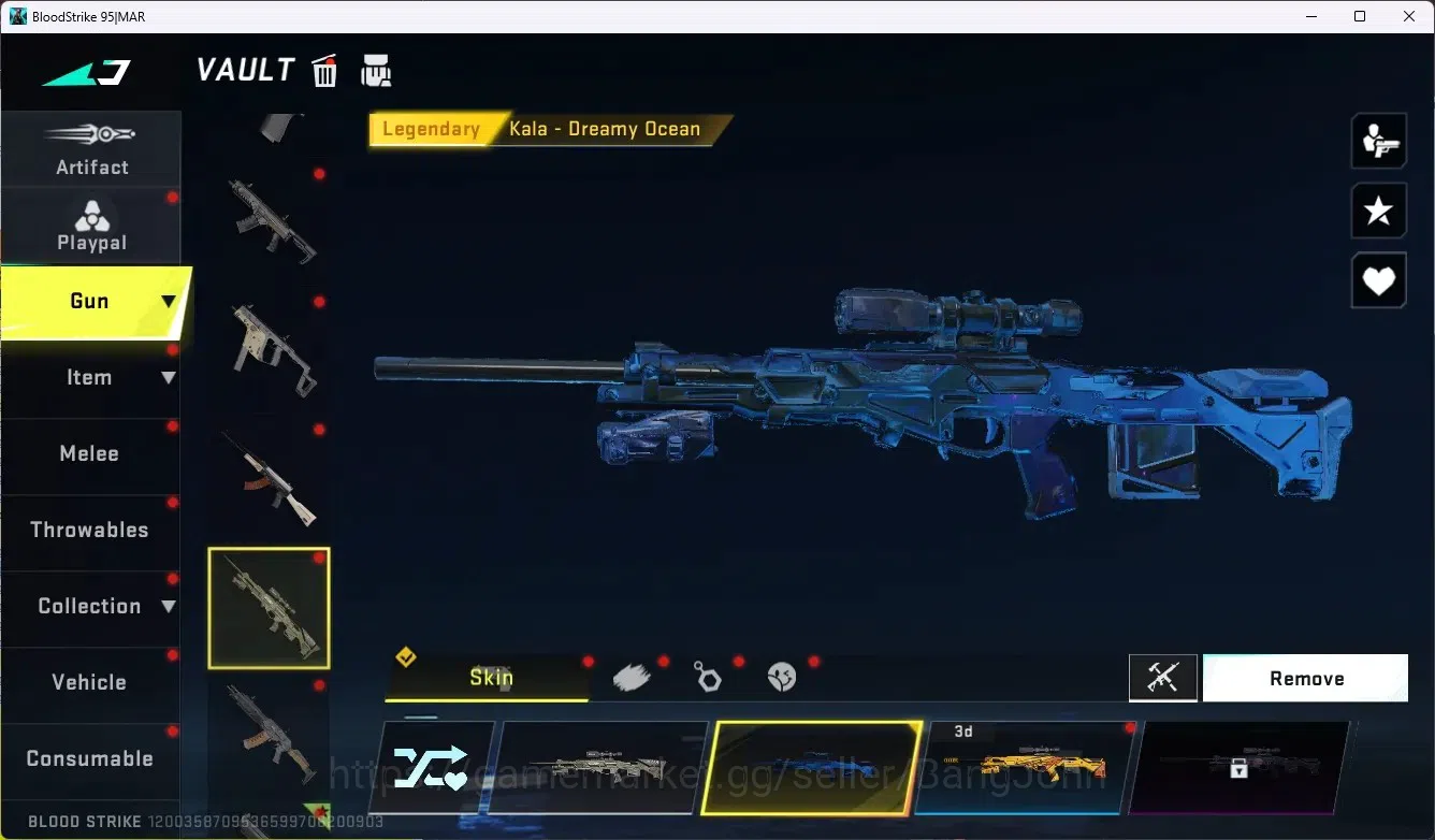 Blood Strike Accounts ASIA |1 Eternal: Desert Eagle-Scorpius |3 Collab G image 9
