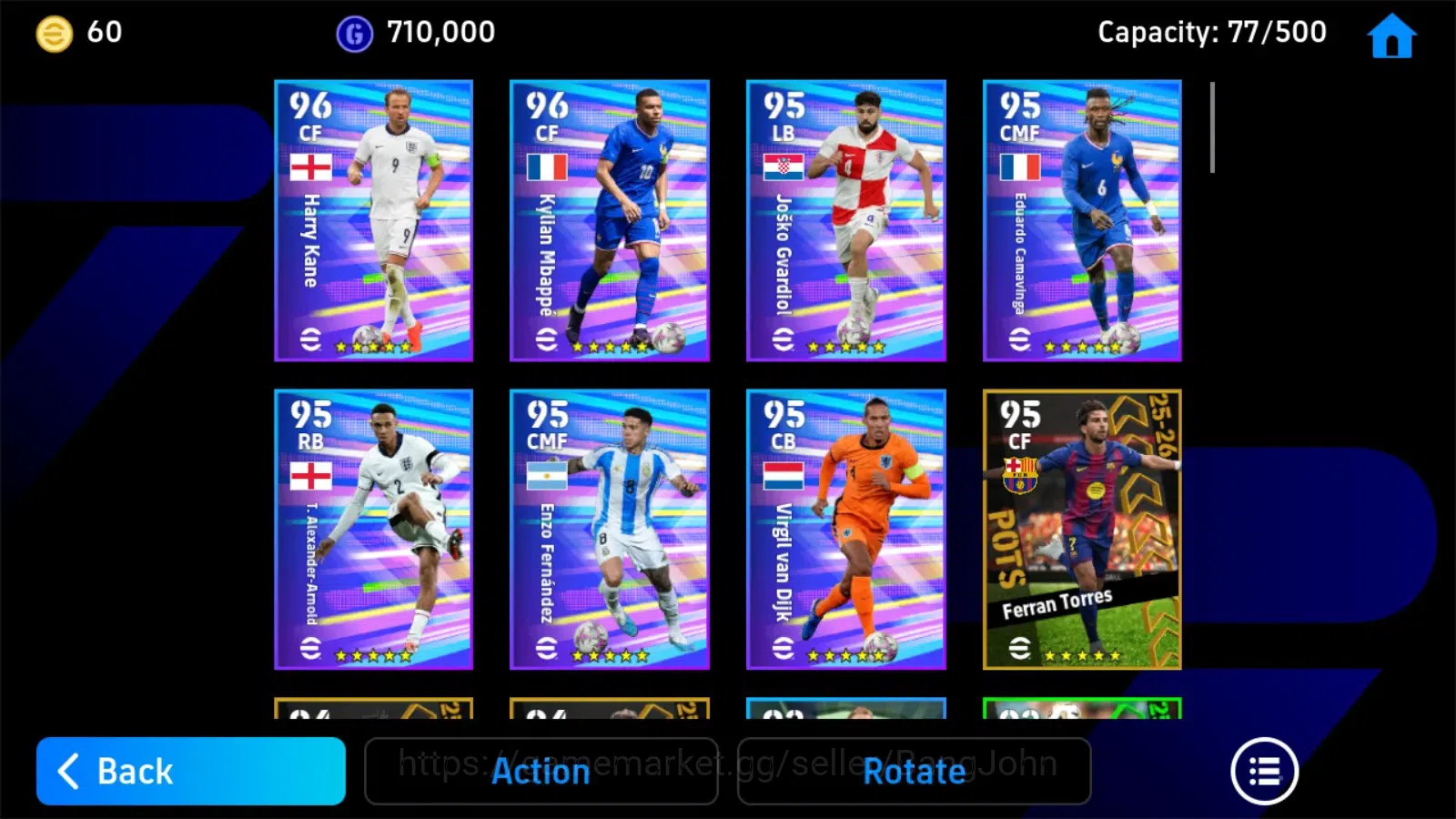 eFootball Accounts Android|PW 3022|Gyokeres epic,Guardiola epic,Messi image 2