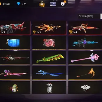 Free Fire Accounts Indonesia | 3 EVO Famas Lv.3, AUG Lv.5, Woodpecker Lv.4 | M1887 Mamba Gnaw | Electrify Bunny Bp | Check