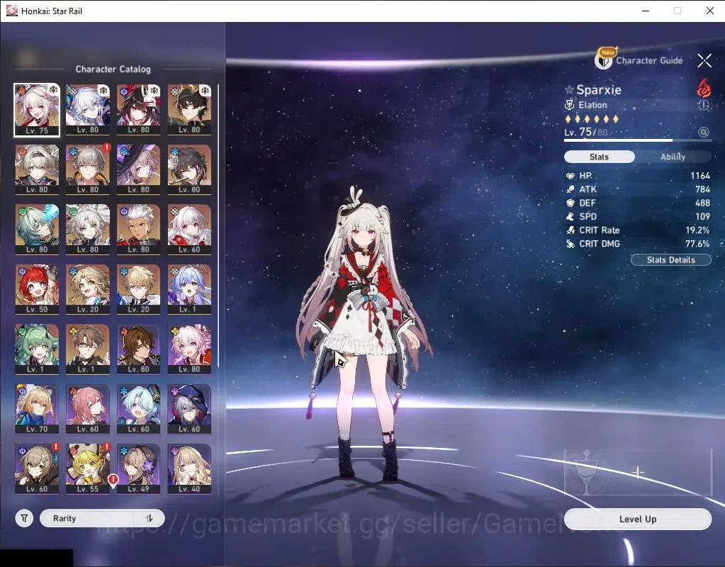 Honkai Star Rail Accounts Asia |TL 67|Sparxie Prem Team|13 Limited|Sparkle E image 4