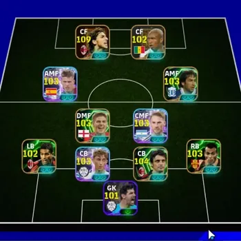 eFootball Accounts Legends & Iconic Players Android|Big Time Ibrahimovic|9 Epic Massimo Oddo,Cafu,Rui Costa,El-Hadji Diouf|9