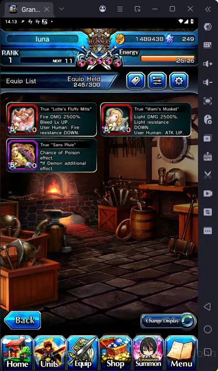 Grand Summoners Accounts [GLOBAL] Rank 1 | 15 Ascend | Summer Miyu | Chloe  image 2