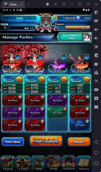 Grand Summoners Accounts [GLOBAL] Rank 1 | 15 Ascend | Summer Miyu | Chloe  image 4