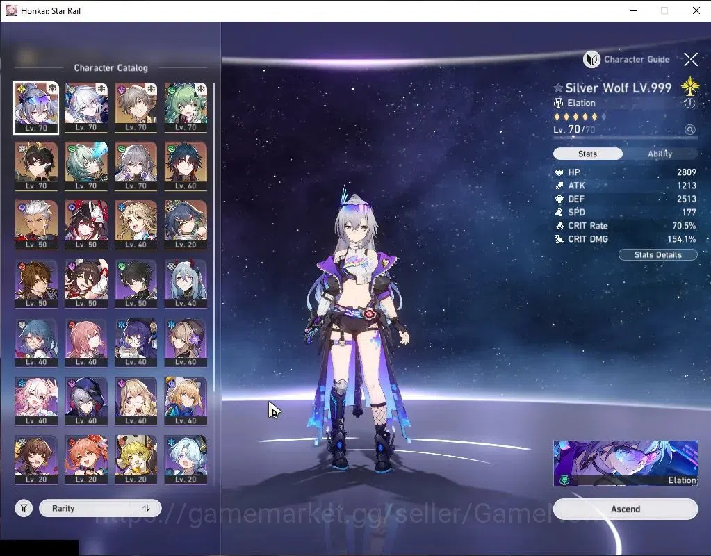 Honkai Star Rail Accounts Asia|TL 59|9 Limited|SW 999 E2+Sign,Yao Guang,Anax image 4