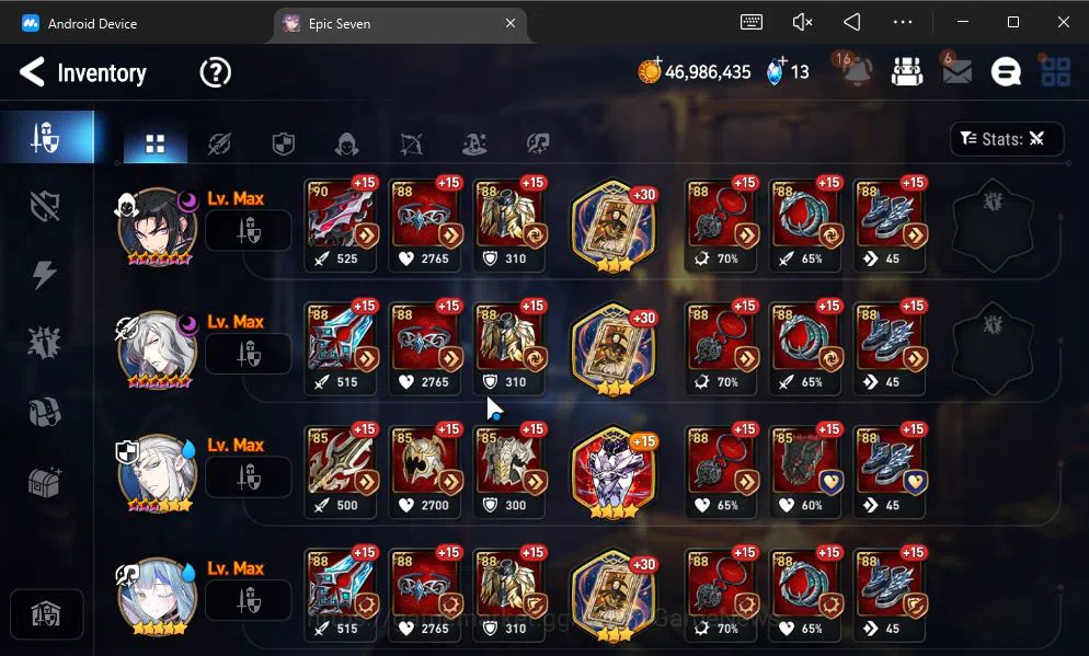 Epic Seven Accounts GLOBAL Unverif|9 ML(Salome,NM Luna,LH Cermia,Etc)+ image 10