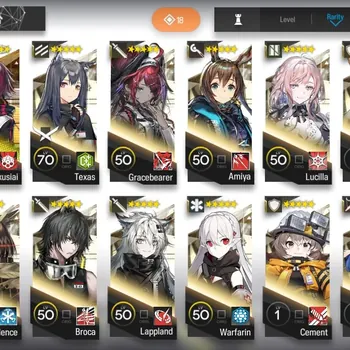 Arknights Accounts Mid-Tier Global|Lv 34|71 total OP| 3x6 Star (Skadi,Exusiai,Saria)|Story 15-4|BD Unset|Check SS AK064B