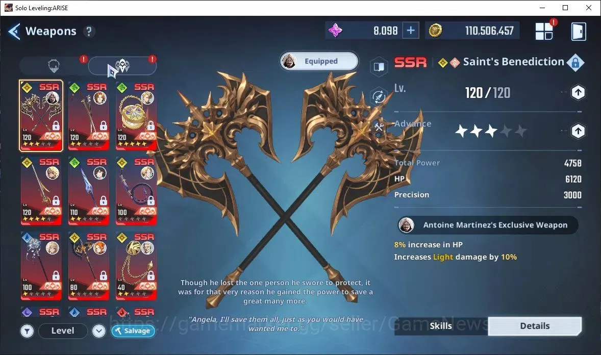 Solo Leveling: ARISE Accounts Lv85 2,6M Pwr|AntoineA5+SignA3,LennartA5+SignA5,Re image 11