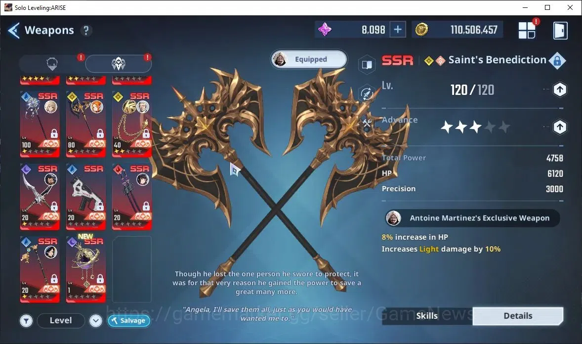Solo Leveling: ARISE Accounts Lv85 2,6M Pwr|AntoineA5+SignA3,LennartA5+SignA5,Re image 12