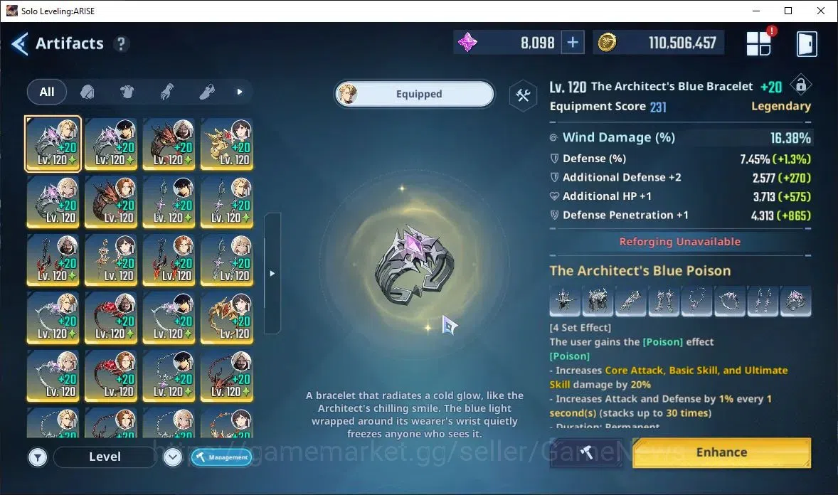 Solo Leveling: ARISE Accounts Lv85 2,6M Pwr|AntoineA5+SignA3,LennartA5+SignA5,Re image 13