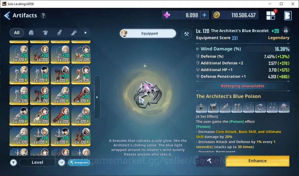 Solo Leveling: ARISE Accounts Lv85 2,6M Pwr|AntoineA5+SignA3,LennartA5+SignA5,Re image 14