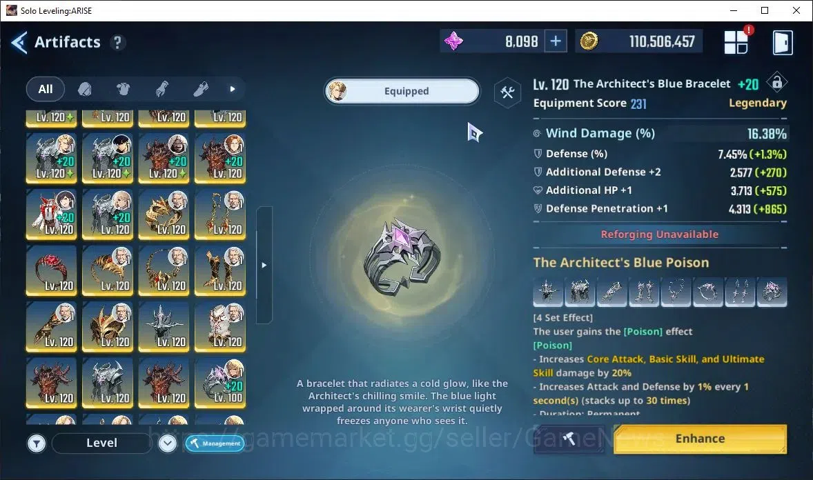Solo Leveling: ARISE Accounts Lv85 2,6M Pwr|AntoineA5+SignA3,LennartA5+SignA5,Re image 15