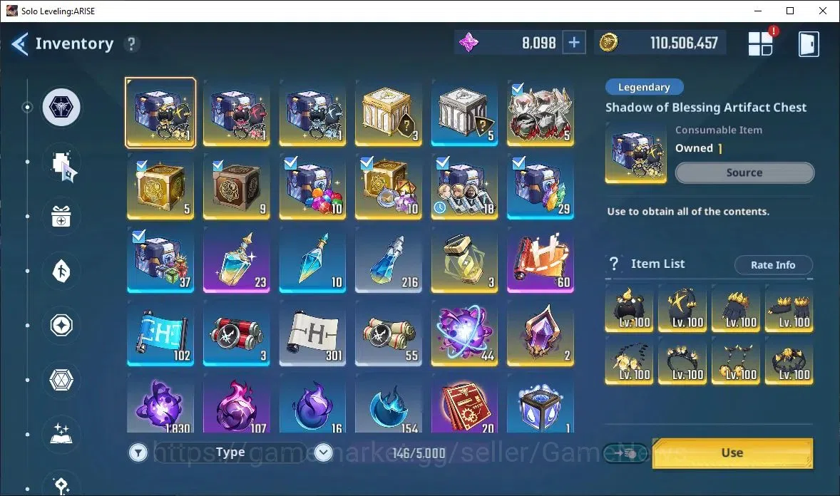 Solo Leveling: ARISE Accounts Lv85 2,6M Pwr|AntoineA5+SignA3,LennartA5+SignA5,Re image 18