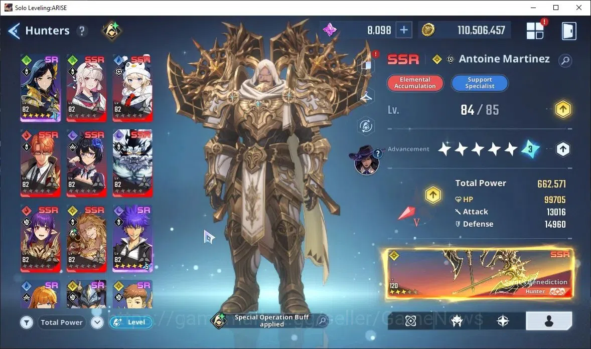 Solo Leveling: ARISE Accounts Lv85 2,6M Pwr|AntoineA5+SignA3,LennartA5+SignA5,Re image 6