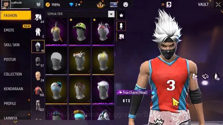Free Fire Accounts Indonesia | Vault 150+ SG Terompet, Evo MP5 Lv5, B image 9