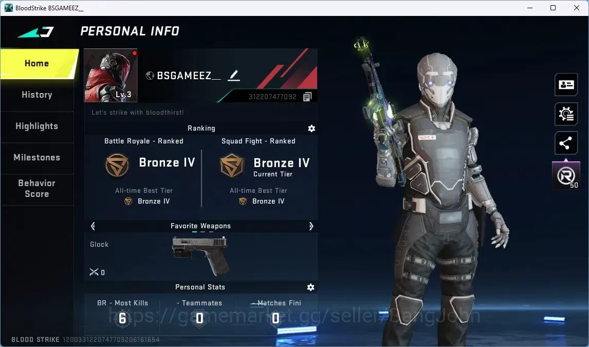 Blood Strike Accounts Rare Skin ASIA | 1 ULTRA: UMP45-Ascension | EPIC EXCEUTION-NECK SNAP | EPIC LOOT CRATE | RARE 1