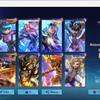 Mobile Legends: Bang Bang Accounts Collector Global|246S|Renowned|KOF Aurora,KOF Karina,TF Roger,CC Natalia,LBX