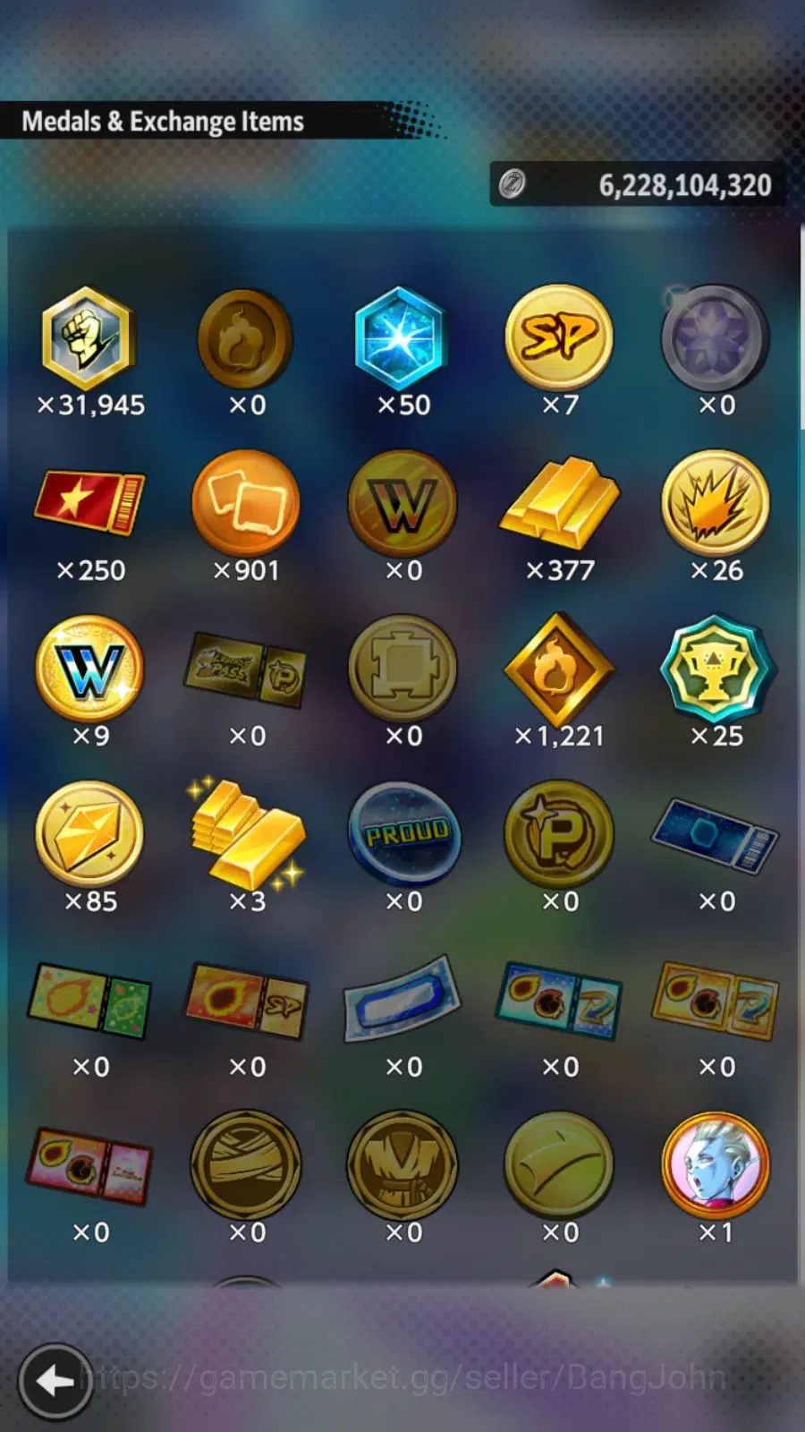 Dragon Ball Legends Accounts High-End Android | Lvl 183|299M Total Power|949 CC|3 LR|4 UL|LR  SSGShallet,Broly: Fury,Super 3