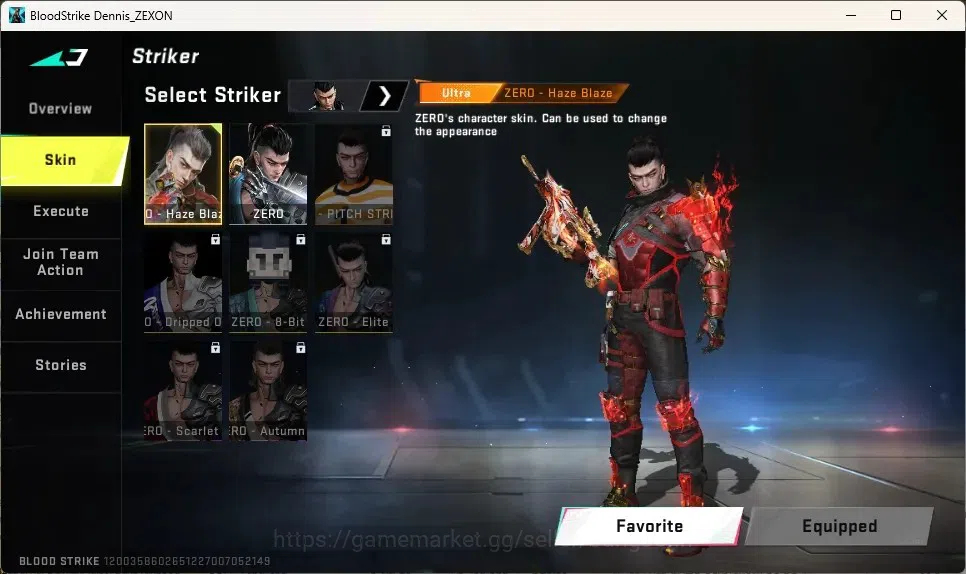 Blood Strike Accounts ASIA | 1 Eternal : AK47-Overload|1 Eva Gun|3 ULTRA image 11