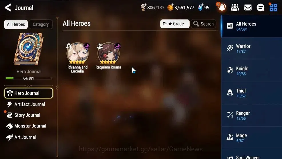 Epic Seven Accounts GLOBAL Unverif|New Era|2 ML(Rhiana&Luciel,Requiem image 4