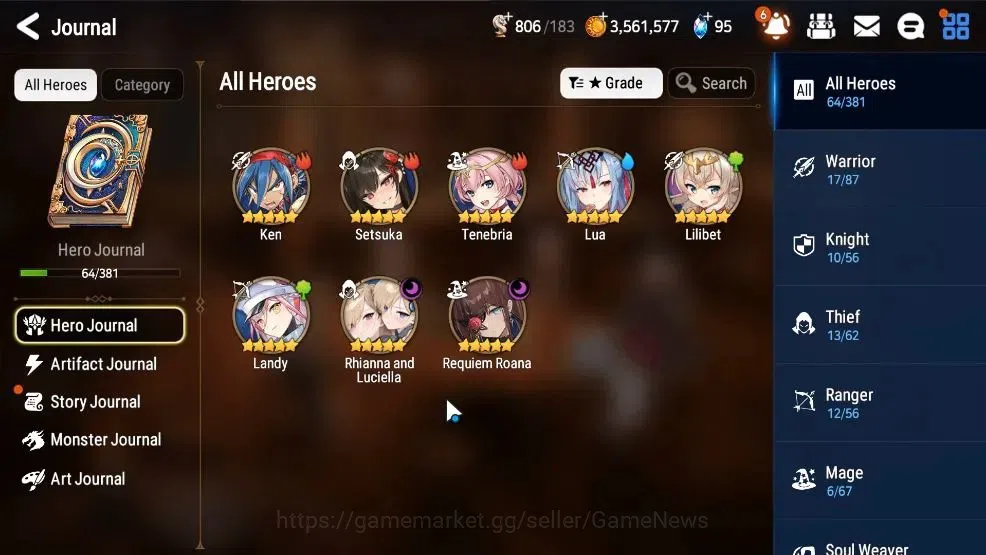Epic Seven Accounts GLOBAL Unverif|New Era|2 ML(Rhiana&Luciel,Requiem image 5