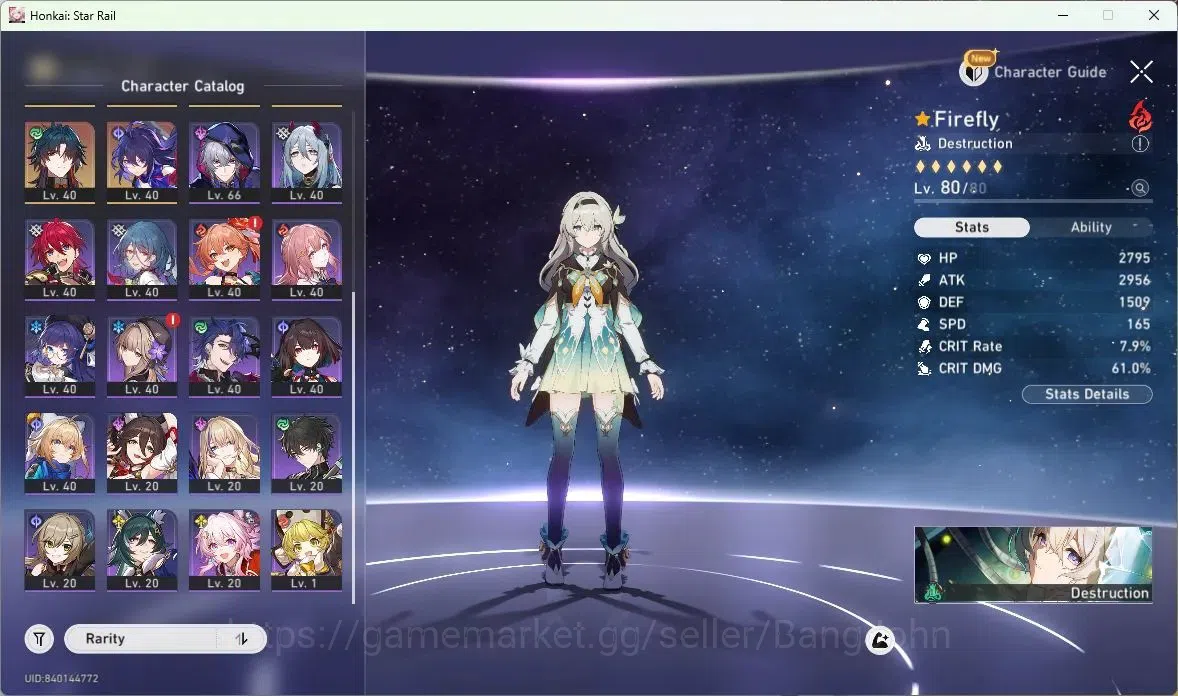 Honkai Star Rail Accounts Mid Game ASIA | TL 66 | 11 LIMIT | FIREFLY | THE DAHLIA | RUAN MEI | SPARKLE | DAN HENG |SPEC PASS 2
