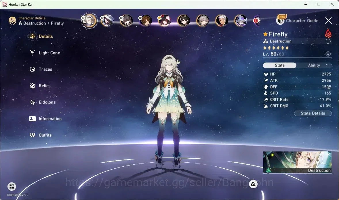 Honkai Star Rail Accounts Mid Game ASIA | TL 66 | 11 LIMIT | FIREFLY | THE DAHLIA | RUAN MEI | SPARKLE | DAN HENG |SPEC PASS 4