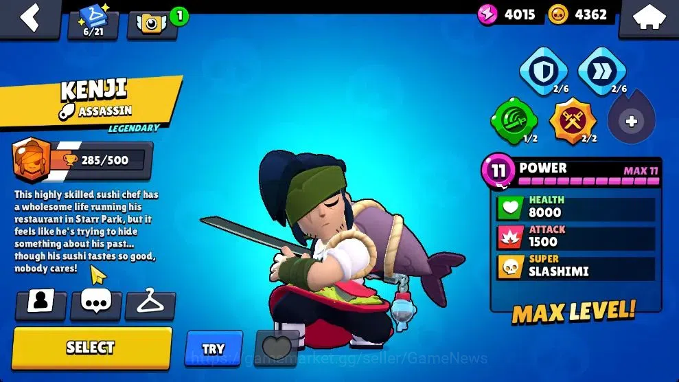 Brawl Stars Accounts 1780 Trophy|24 Brawlers 4 Max Lvl [Damian,Kenji,Et image 18