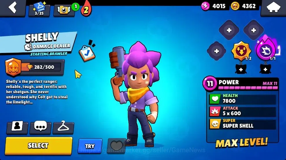Brawl Stars Accounts 1780 Trophy|24 Brawlers 4 Max Lvl [Damian,Kenji,Et image 19