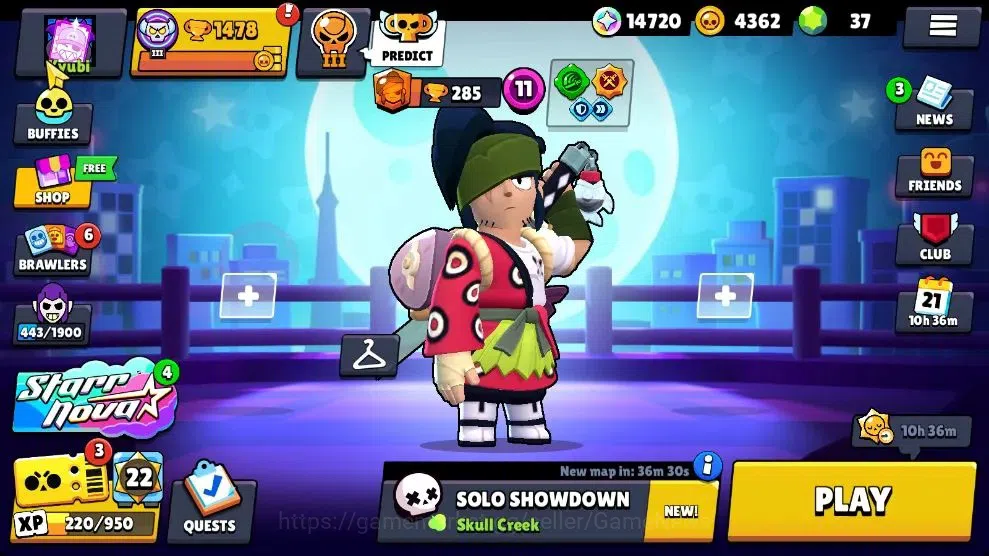 Brawl Stars Accounts 1780 Trophy|24 Brawlers 4 Max Lvl [Damian,Kenji,Et image 3