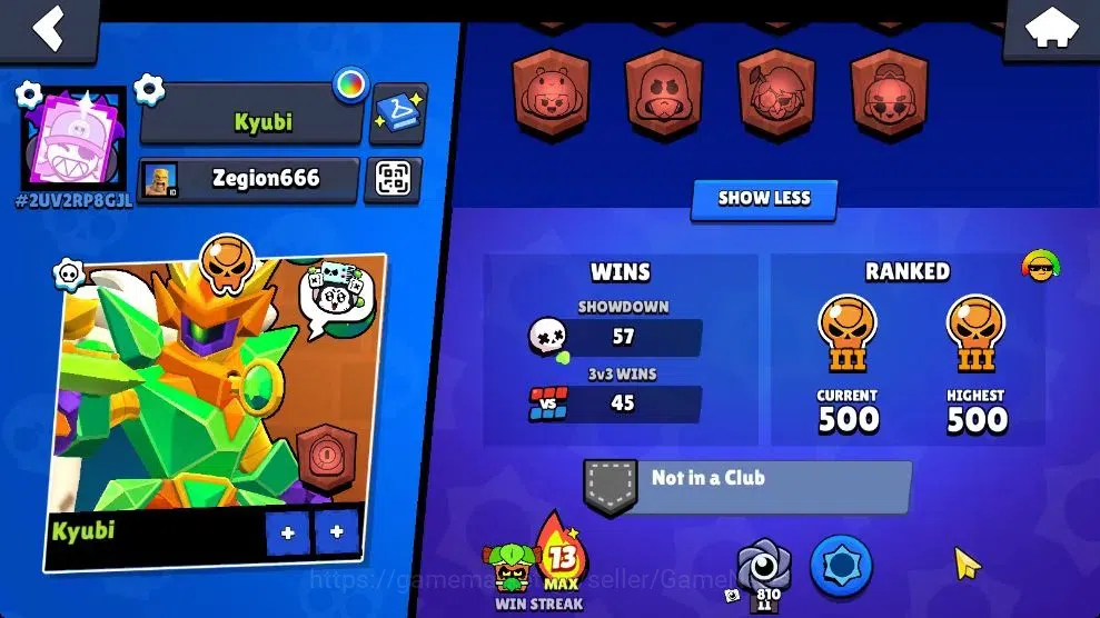 Brawl Stars Accounts 1780 Trophy|24 Brawlers 4 Max Lvl [Damian,Kenji,Et image 4
