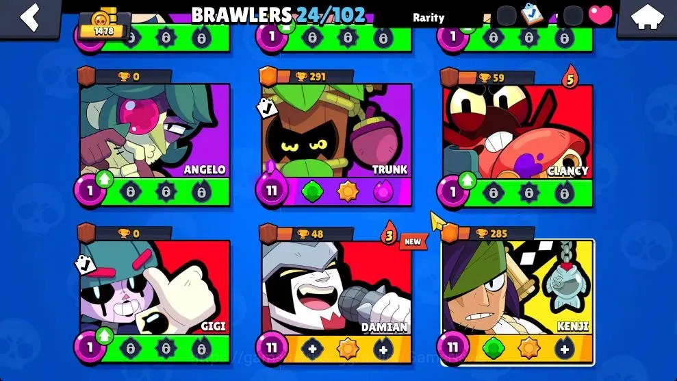 Brawl Stars Accounts 1780 Trophy|24 Brawlers 4 Max Lvl [Damian,Kenji,Et image 6