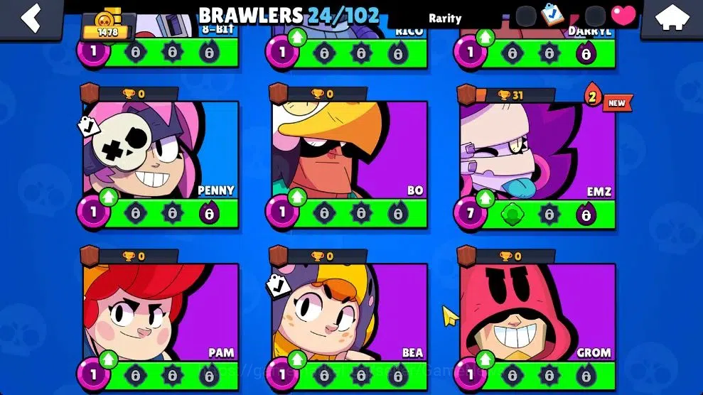 Brawl Stars Accounts 1780 Trophy|24 Brawlers 4 Max Lvl [Damian,Kenji,Et image 7