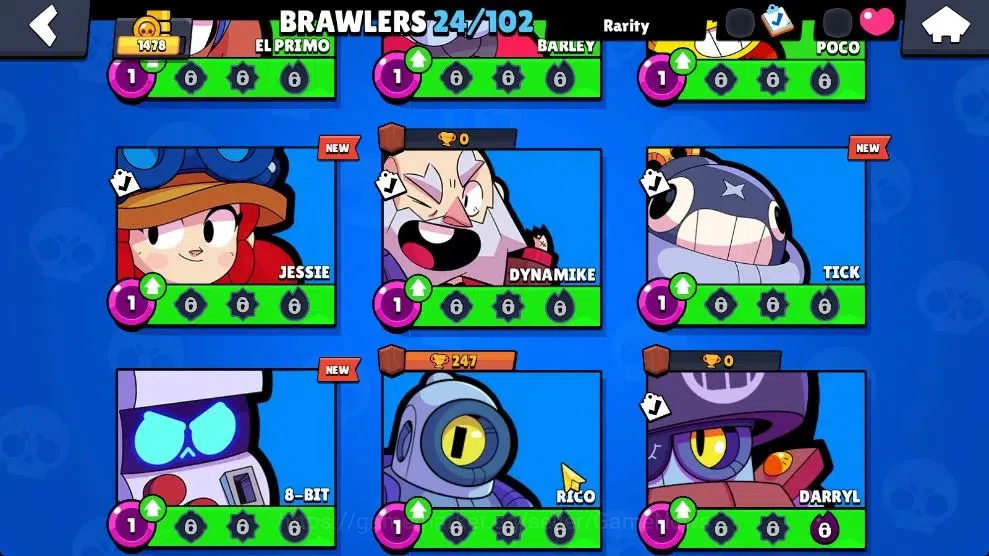 Brawl Stars Accounts 1780 Trophy|24 Brawlers 4 Max Lvl [Damian,Kenji,Et image 8
