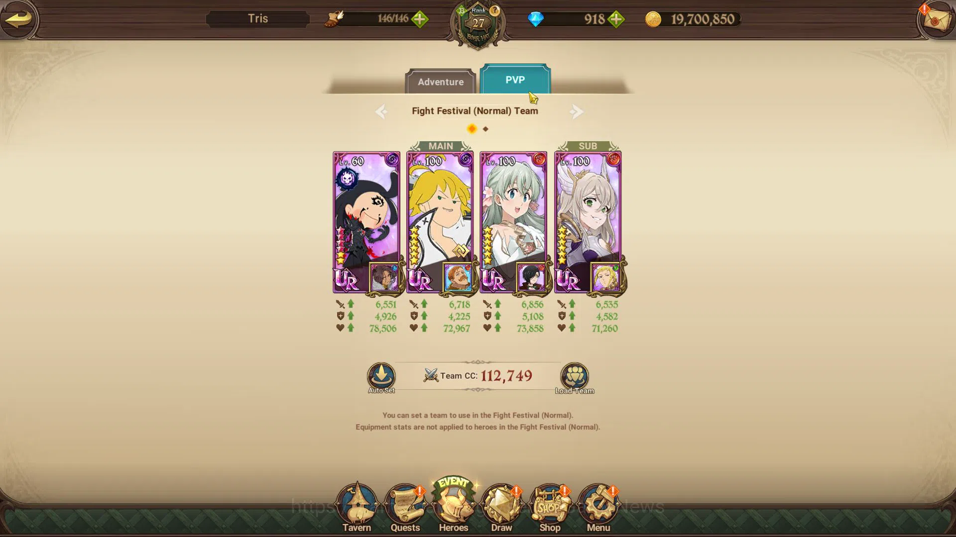 The Seven Deadly Sins: Grand Cross Accounts Starter Global| Fresh Starter Ch 4 | 741K CC & 918 DM |3 UR|Chaos 2