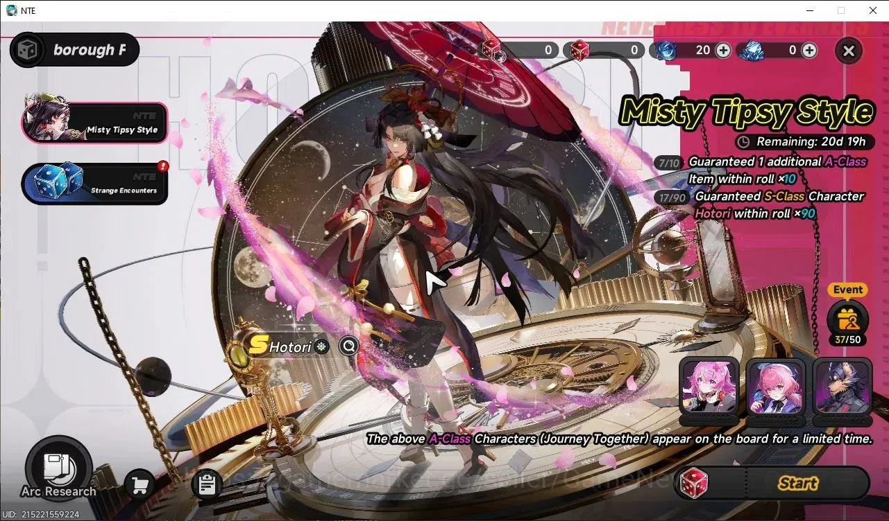 Neverness to Everness Accounts Global NA |HL 3| 1 SSR Limited Hotori +1 S-Class C image 3