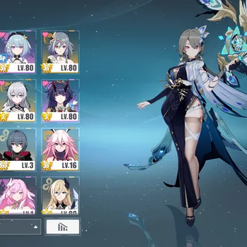 Honkai Impact 3rd Accounts Mid-Game SEA|Lv88|4 Fullset(Vita,Misteln Dreamweaver,Kiana HoFi,SS Coralie VB),SSS