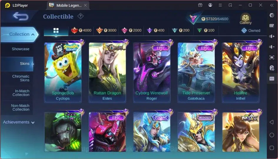 Mobile Legends: Bang Bang Accounts Global|Skin 229|Renowned|Collector Natalia+Badang| image 10