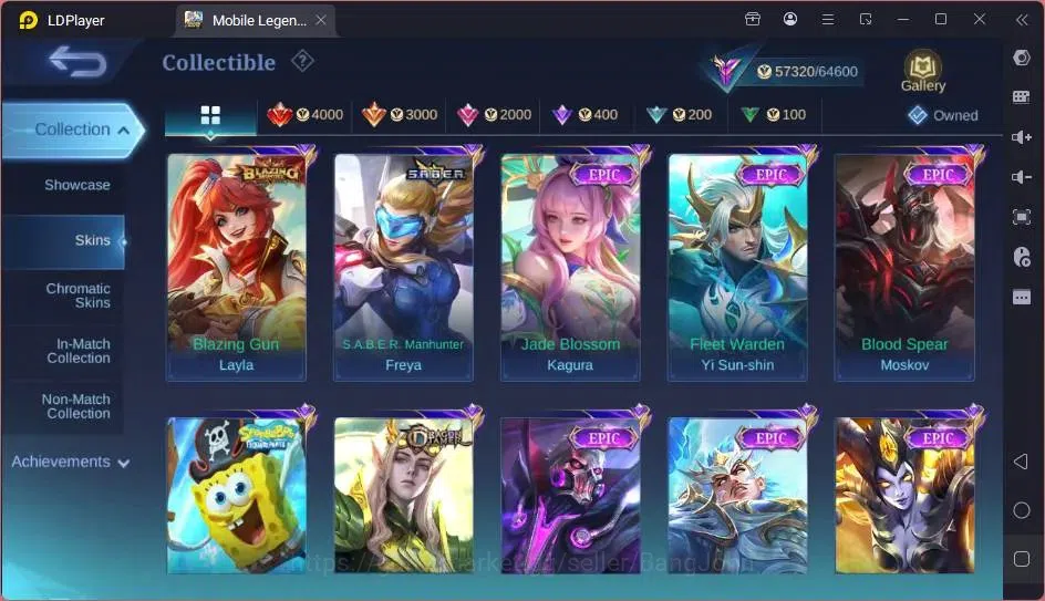 Mobile Legends: Bang Bang Accounts Global|Skin 229|Renowned|Collector Natalia+Badang| image 11