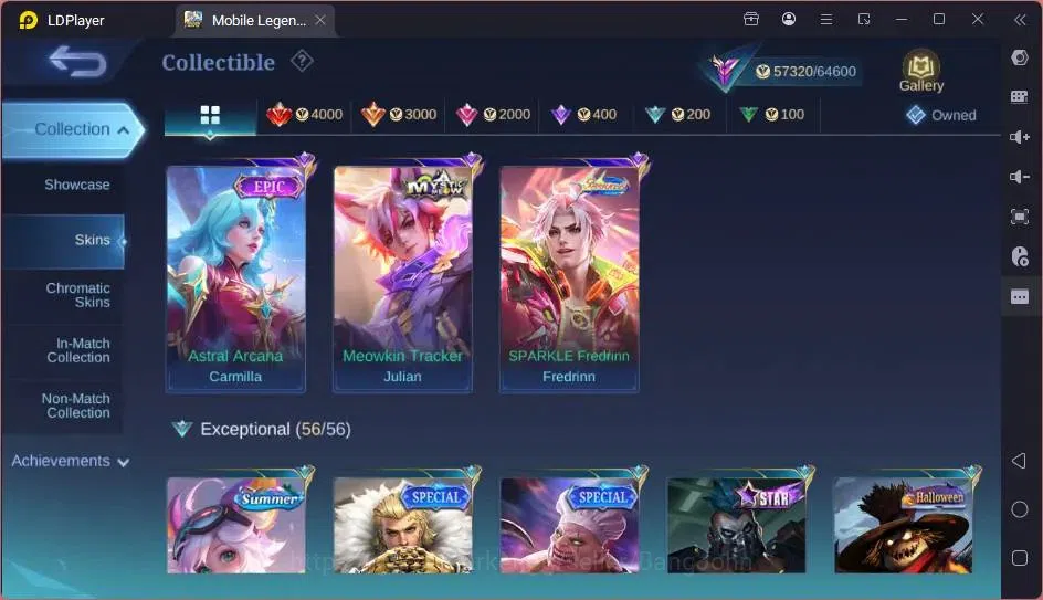Mobile Legends: Bang Bang Accounts Global|Skin 229|Renowned|Collector Natalia+Badang| image 5