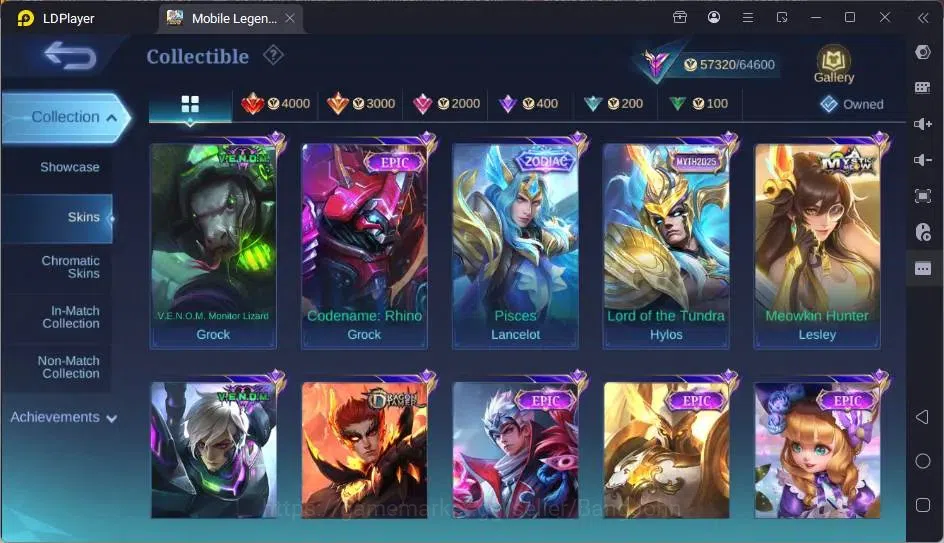 Mobile Legends: Bang Bang Accounts Global|Skin 229|Renowned|Collector Natalia+Badang| image 9