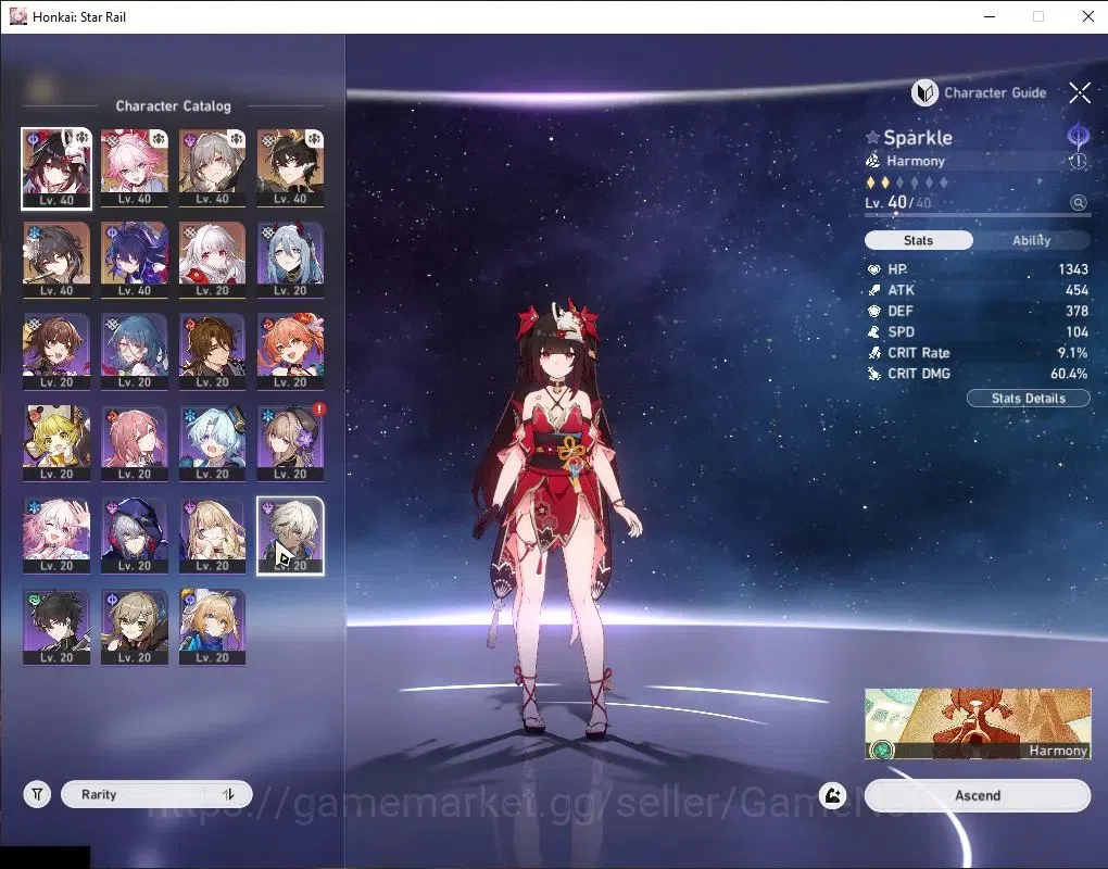 Honkai Star Rail Accounts Asia|TL 30|5 Limited|Evanescia,Sparkle,Ruan Mei,Se image 4