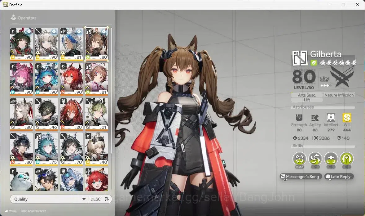 Arknights: Endfield Accounts Asia |Lv 60|4 Limit|(Zhuang Fangyi,Gilberta,Yvnonn image 2